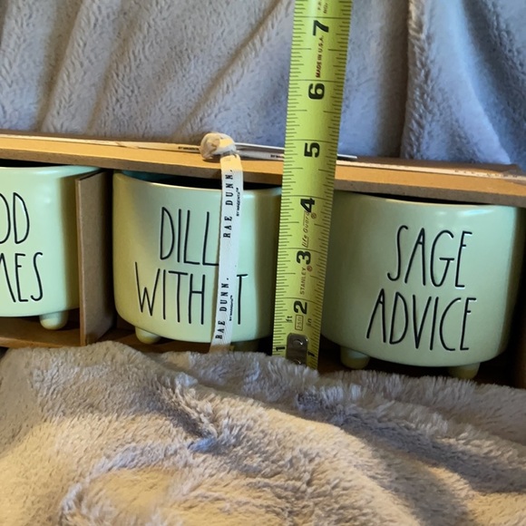 Rae Dunn Set of Three “Footed” Planters - Picture 6 of 6